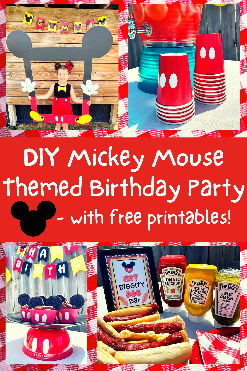 DIY Mickey Mouse Themed Birthday Party – With Free Printables!