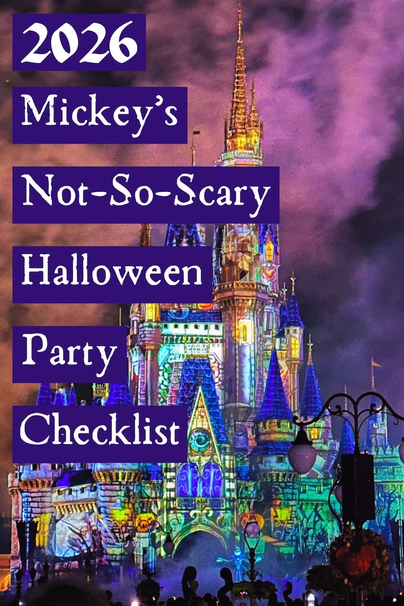 2026 Mickey's Not-So-Scary Halloween Party Checklist