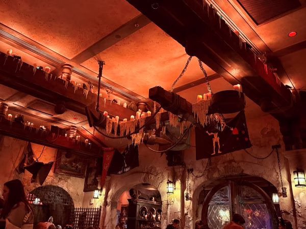 Anchor chandelier at Beak and Barrel