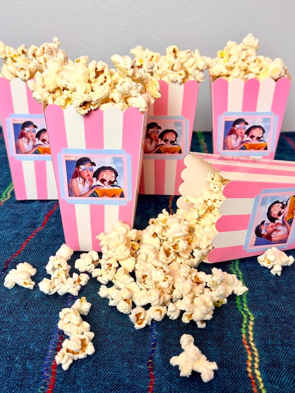 KPop Popcorn for Demon Hunters themed dinner