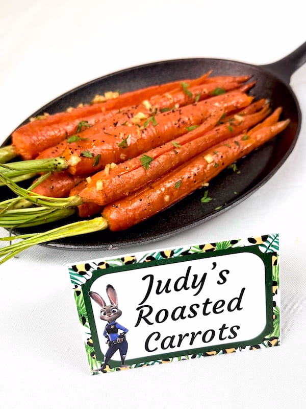 Judy's Roasted Carrots for Zootopia Themed Dinner