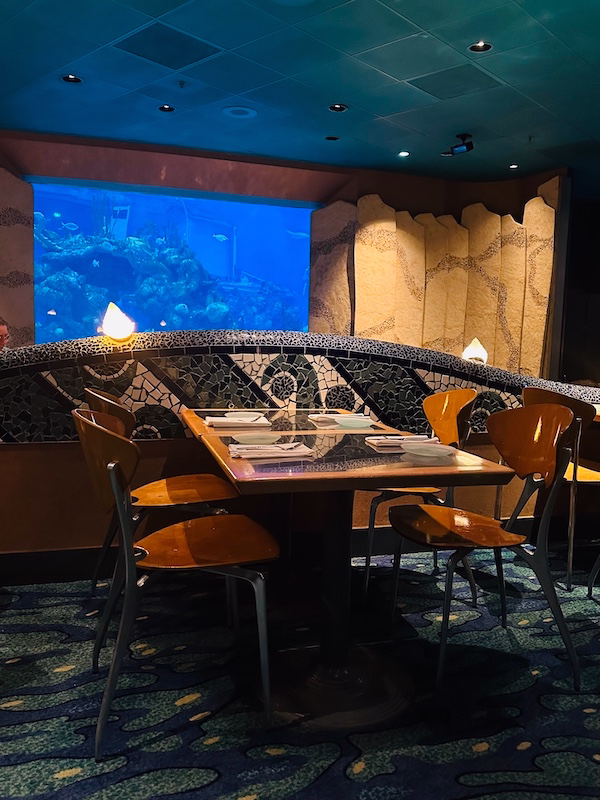Coral Reef review restaurant interior