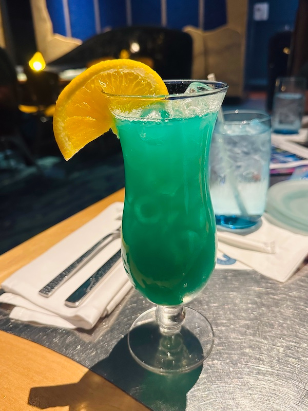 The Abyss cocktail at Coral Reef