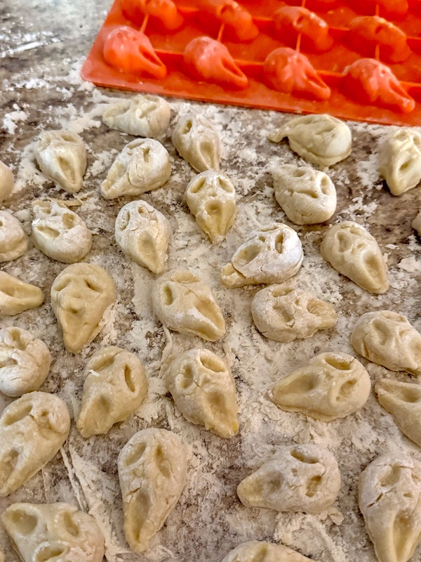 Preparing Ghostface Gnocchi