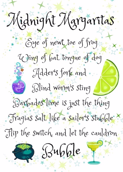 Midnight Margaritas Printable